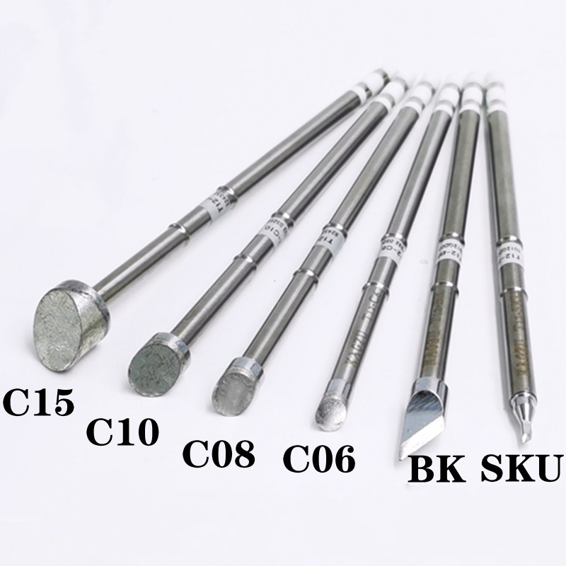 Soldering Station T12 Oled - KAGZU T12-BK/SKU/C6/C8/C10/C15 serisi Kaynak demir uçları