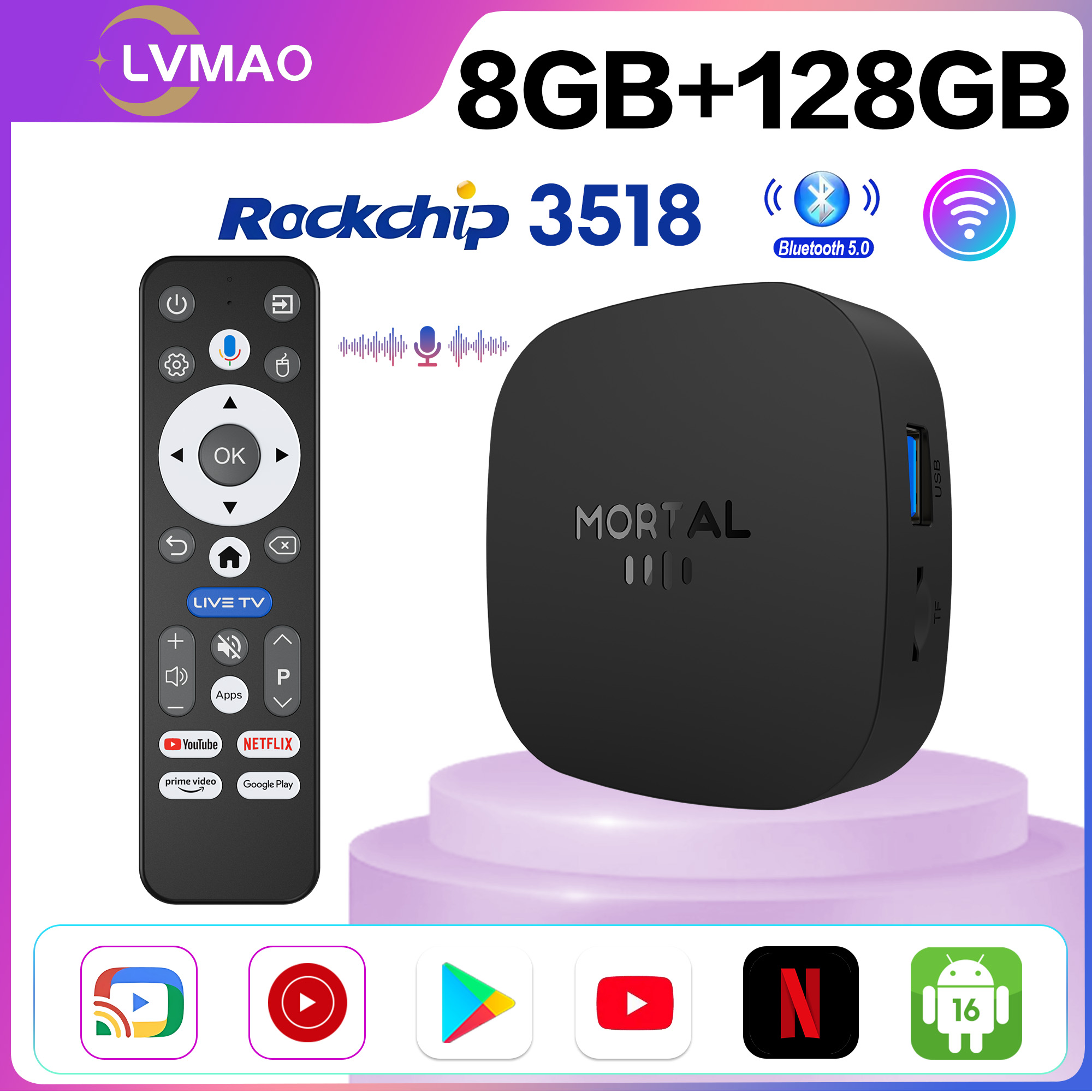 Khadas Vim4 8Gb - 2026 YENİ TV BOX T1+ RK3518
