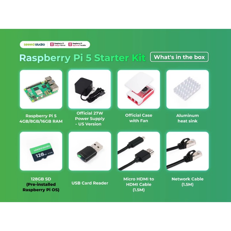 5 Başlangıç Kiti - 4GB/8GB/16G - Raspberry Pi 5 8Gb Kit incelemesi ve fiyatı