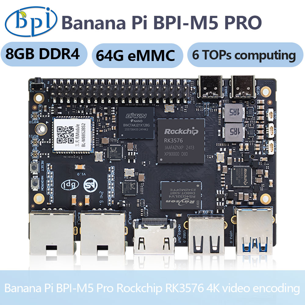 Muz Pi Bpi-m5 Pro Rockchip Rk3 - Banana Pi Bpi-M5 incelemesi ve fiyatı