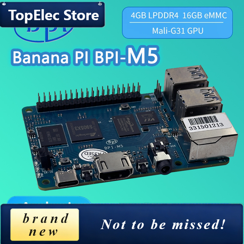TopElec Banana PI BPI-M5 4GB L - Banana Pi Bpi-M5 incelemesi ve fiyatı